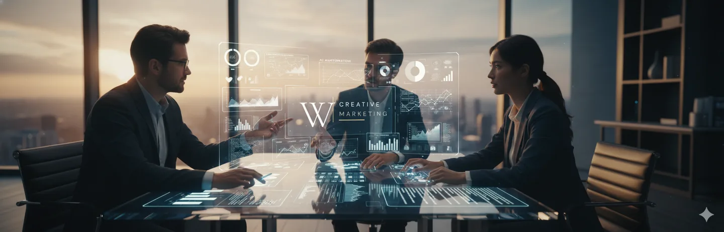 W Creative Marketing team strategy session